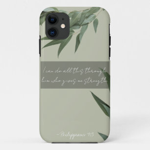 iPhone 11 Funda para teléfono / iPad Pasteles Divinos Verdes