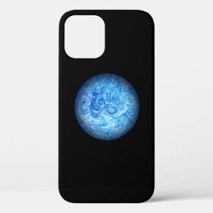 Funda para teléfono iPhone 12 Calm Tide Fluid Art