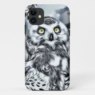 iPhone 11 Funda para teléfono móvil de búho llamativo en ram