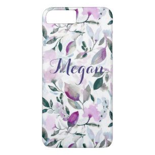iPhone 8 Plus/7 Plus Funda para teléfono móvil de lilas suaves