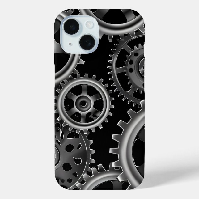 Funda De Case-Mate Para iPhone Funda para teléfono Silver Gear Matrix (Reverso )