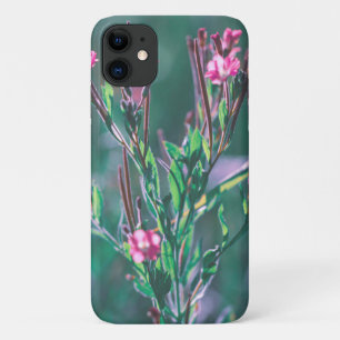 Funda Para iPhone 11 Funda Pastel Pale Green Pink Flowers iPhone 11