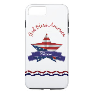 Funda Patriótico Personalizado para iPhone 7+