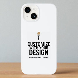 De Case-Mate Funda personalizada 5x7" para iPhone 14 con marca 