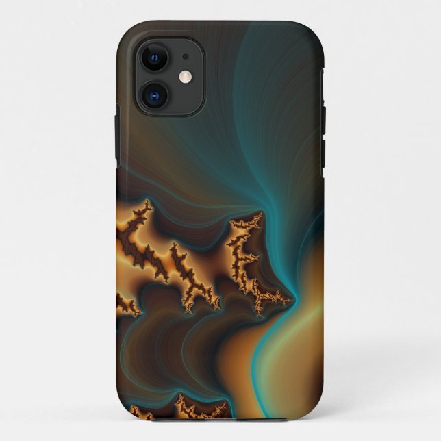 Funda De Case-Mate Para iPhone funda personalizada para iPhone 5 fractal Nueva Di (Reverso)