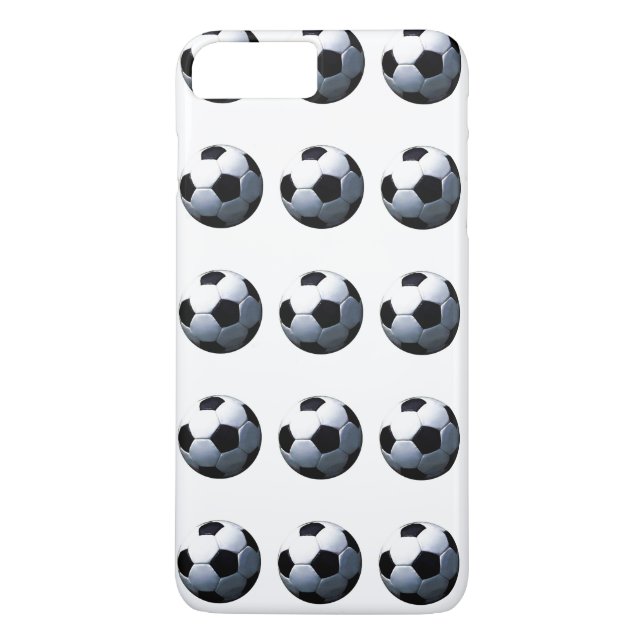 Funda De Case-Mate Para iPhone Funda Pop Art Soccer Balls iPhone 7 Plus (Reverso)
