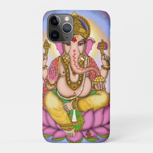 Funda De Case-Mate Para iPhone Funda Premium para Teléfono de Lord Ganesha (Reverso)