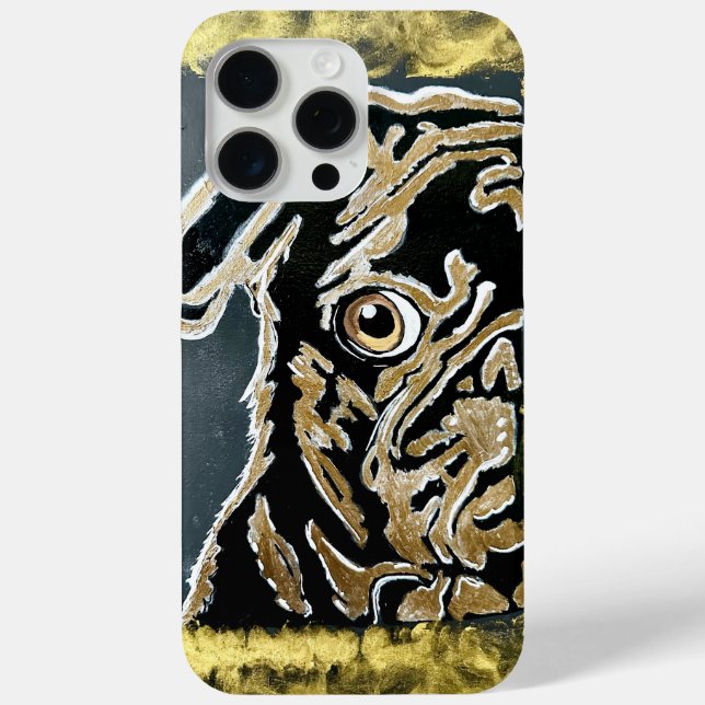 Funda De Case-Mate Para iPhone Funda Pug iPhone 15 Pro Max (Reverso )