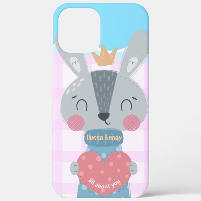 Funda De Case-Mate Para iPhone Funda Queen Bunny iPhone 12 Pro Max (Reverso )