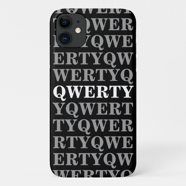 Funda De Case-Mate Para iPhone Funda QWERTY iPhone 11 (Reverso)