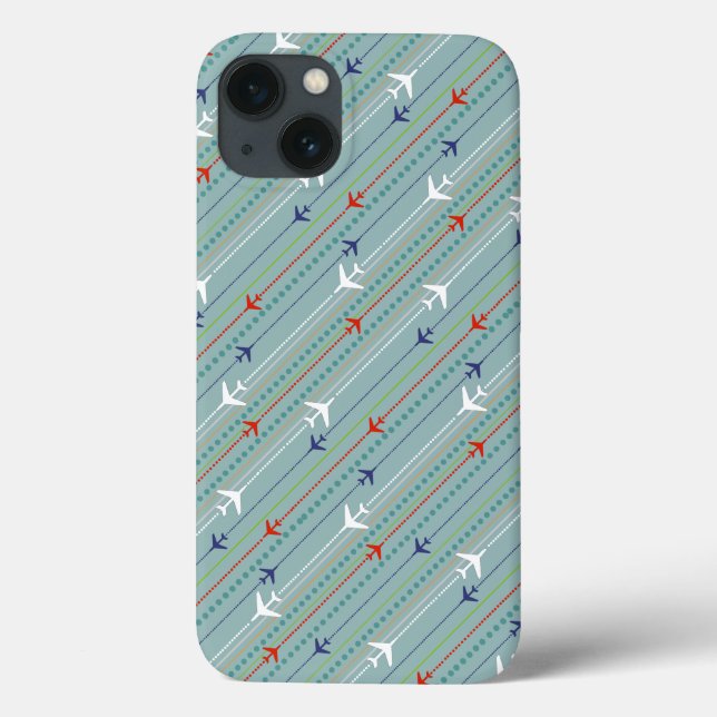 Funda De Case-Mate Para iPhone Funda Retro Airplane Pattern iPhone 6 (Reverso)