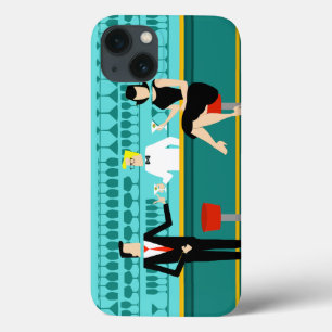 Funda Para iPhone 13 Funda Retro Cocktail Lounge iPhone 6
