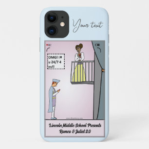 Funda Para iPhone 11 Funda Romeo y Juliet 2.0 Blue Funda-Mate iPhone 11