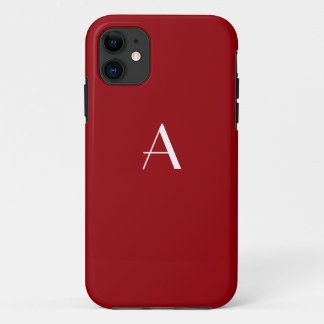 Funda Sangria Red Monogram iPhone 5