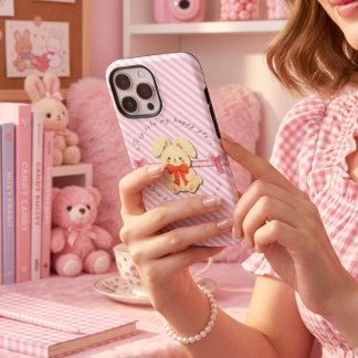 Case-Mate Funda suave para iPhone 14 con conejo dulce de ray
