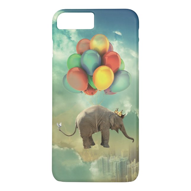 Funda De Case-Mate Para iPhone Funda Surreal Balloon Elephant iPhone 7 Plus (Reverso)