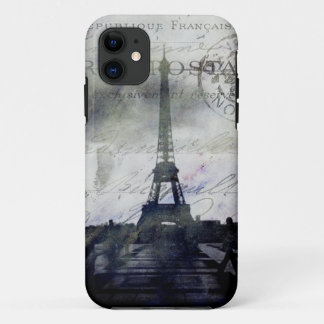 Funda texturizado de Paris en Lavender iPhone 5 ID