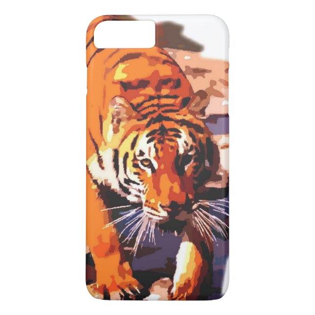 Funda De Case-Mate Para iPhone Funda Tiger iPhone 7 Plus (Reverso)