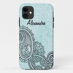 Funda Turquoise Mehndi Motif BT iPhone 5