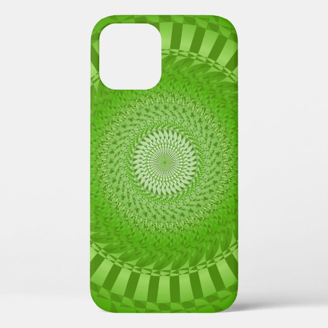 Funda De Case-Mate Para iPhone Funda verde Sun Mandala Case-Mate para iPhone (Reverso )