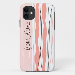 11 Funda vertical para iPhone con nombre de franja at