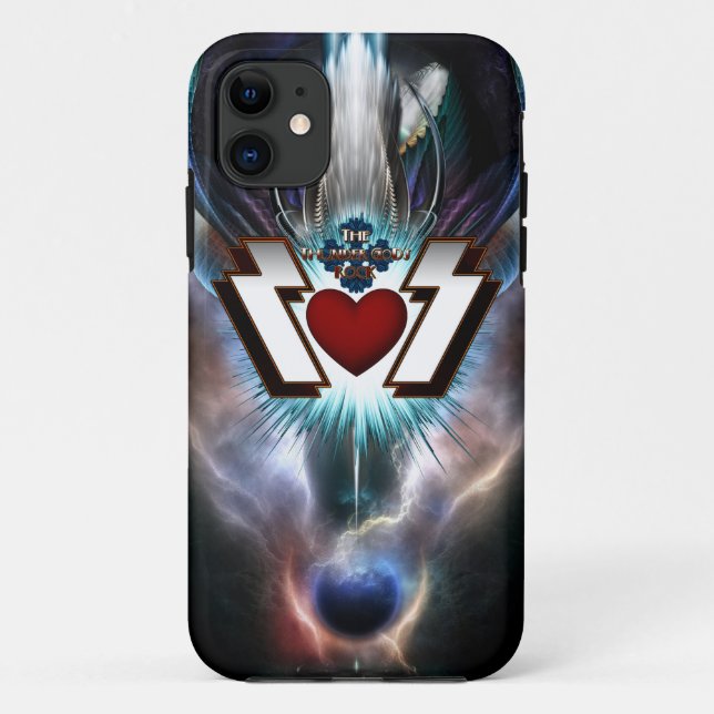 Funda De Case-Mate Para iPhone Funda Xtreme de Thunder Gods Rock iPhone 5 (Reverso)