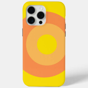 Funda Para iPhone 15 Pro Max Funda Yellow Round Apple iPhone 15 Pro Max