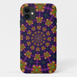Funda Para iPhone 11 Fundas-Mamáes del patrón Royal Purple y Gold Kalei