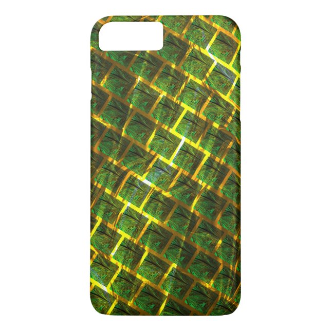 Funda De Case-Mate Para iPhone ¿Fundo com imagem verde solapa dourada? (Reverso)