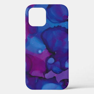 Funda Para iPhone 12 Funky abstracto con tinta de alcohol de mármol mor