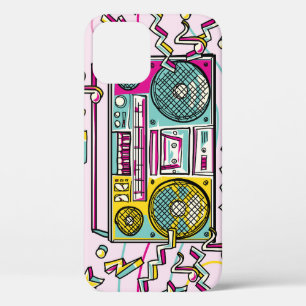 Funda Para iPhone 12 Funky Boombox Colorful Drake Design