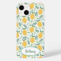 Funky Lemons and Leaves Moda