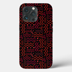 Funda Para iPhone 13 Pro Funky Red Memphis Design OtterBox Samsung Galaxy C