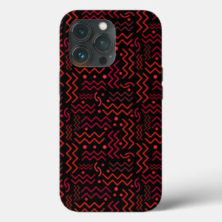 Funda Para iPhone 13 Pro Funky Red Memphis Design OtterBox Samsung Galaxy C