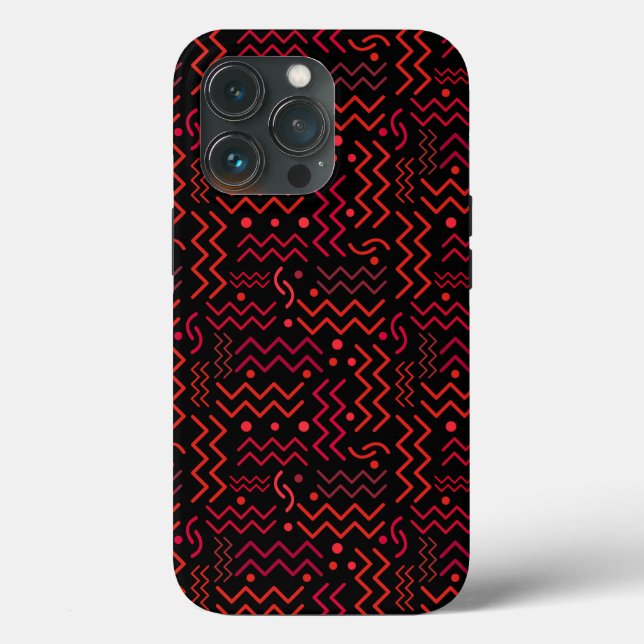 Funda De Case-Mate Para iPhone Funky Red Memphis Design OtterBox Samsung Galaxy C (Reverso )
