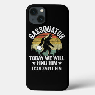 Funda Para iPhone 13 Funny Bigfoot Fart Gassquatch Sasquatch Vintage