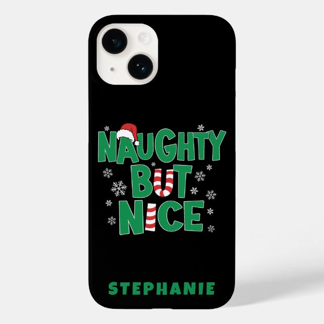 Funda De Case-Mate Para iPhone Funny Chiste Navidades Humor travieso pero agradab (Reverso )