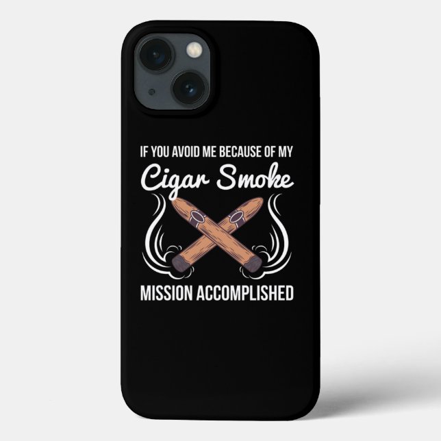 Funda De Case-Mate Para iPhone Funny Cigar Smoker Design (Reverso)