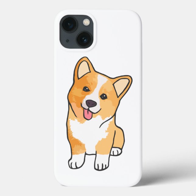 Funda De Case-Mate Para iPhone Funny Corgi (Reverso)