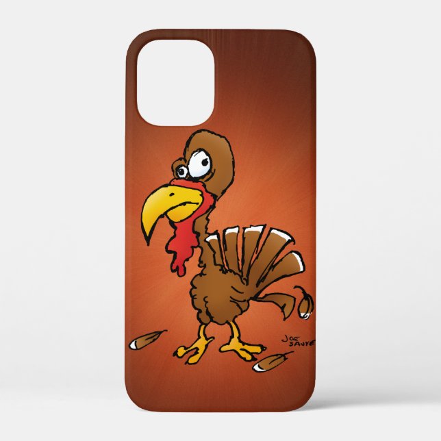 Funda De Case-Mate Para iPhone Funny Derp Personalizado Ilustracion Turquía (Reverso )