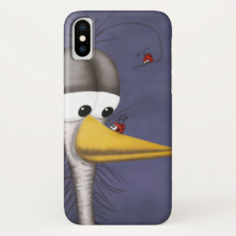 Funda Para iPhone X Funny Egret Personalizado