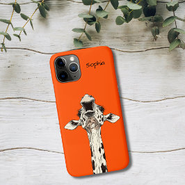 Funda Para iPhone 11 Pro Funny Giraffe