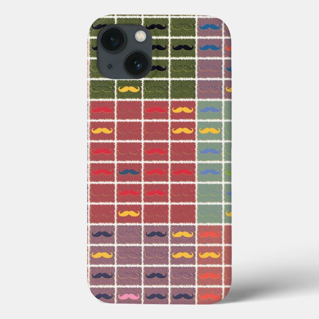 Funda De Case-Mate Para iPhone Funny Girly Mustache 2 (Reverso)