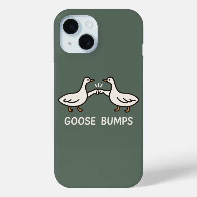 Funda De Case-Mate Para iPhone Funny Goose Bump Personalizado | Fist Bump Geese A (Reverso )
