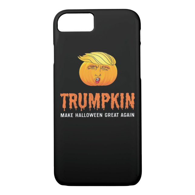 Funda De Case-Mate Para iPhone Funny Halloween Trumpkin (Reverso)