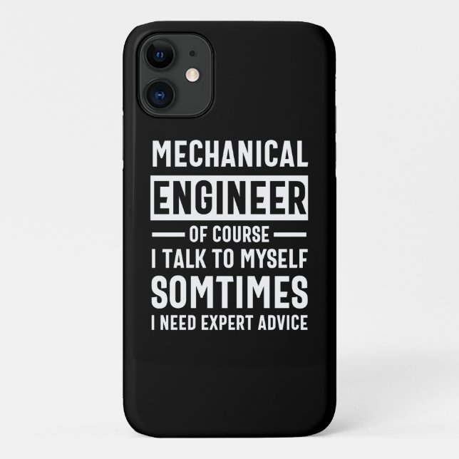 Funda De Case-Mate Para iPhone Funny Mechanical  Engineer Gift (Reverso)