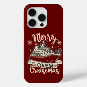 Funda Para iPhone 15 Pro Funny Merry Cousin Cruisemas Buque de travesía en