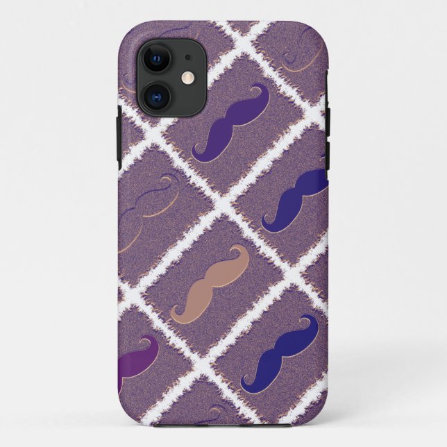 Funda De Case-Mate Para iPhone Funny Morple Mustache (Reverso)