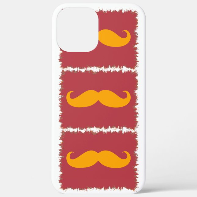 Funda De Case-Mate Para iPhone Funny Mustache (Reverso )