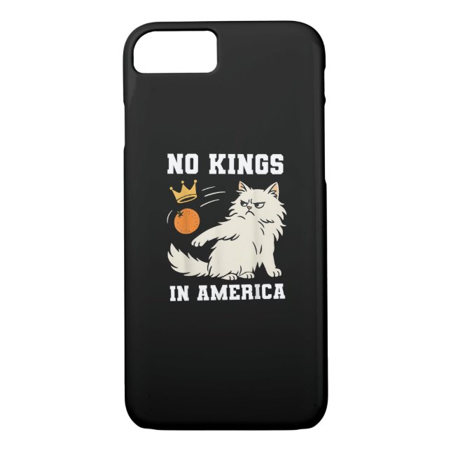 Funda De Case-Mate Para iPhone Funny No Kings in America Retro Classic Style (Reverso)